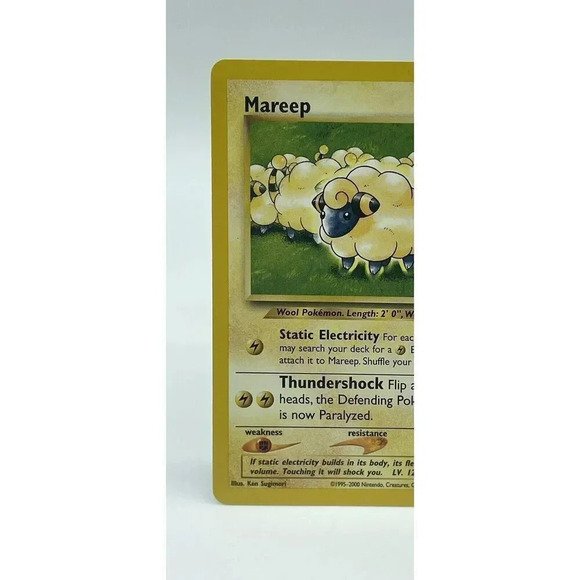 Mareep 65/111 Neo Genesis Pokemon TCG WOTC Non‎ Holo Vintage 2000 NM - Picture 2 of 6